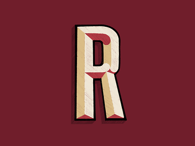 R letras letter lettering r texture