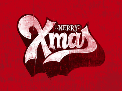 merry xmas 🎄 design feliz natal letras lettering letters merry christmas merry xmas natal procreate texture