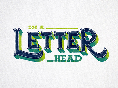 Letterhead gradient letras letterhead lettering letters procreate texture