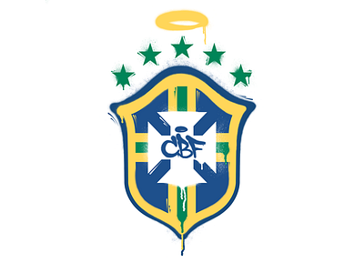 Go Brasil 🇧🇷 brasil brazil cbf drip graffiti letters shield worldcup