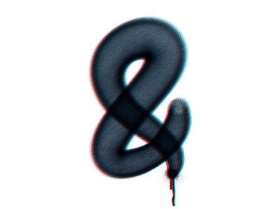 Ampersand 3d ampersand calligraphy drip graffiti ipadpro letras lettering letters procreate texture