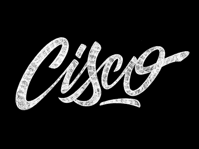 Cisco caligrafia calligraphy ipadpro letras lettering procreate texture