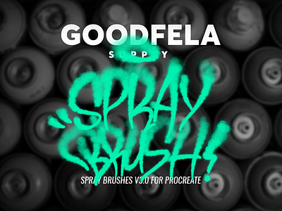 Goodfela Supply V3.0 brushes goodfela graffiti ipadpro procreate procreate brushes spray texture