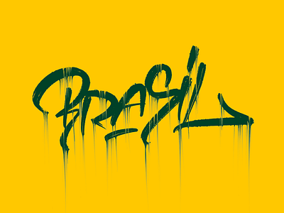 🇧🇷 brasil caligrafia calligraphy drip letras lettering letters process texture