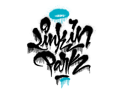 Linkin Park caligrafia calligraphy drips graffiti letras linkin park procreate