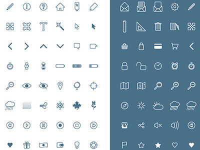 100 Simple Icons ai eps free freebie icons pdf psddd