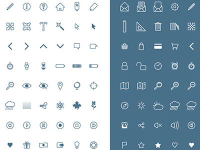 100 Simple Icons