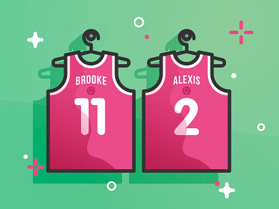 Here are the rookies! chosen draft dribbble game invite