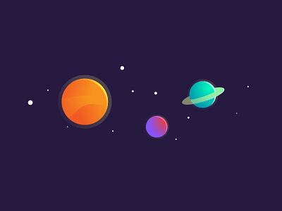 Planets. gradients planets solar solar system space stars sun