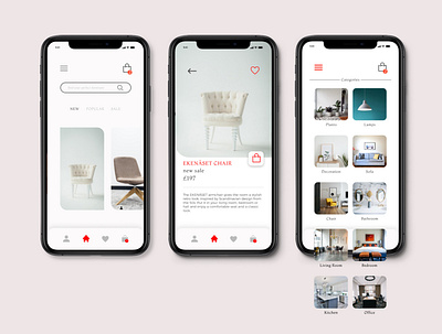 Furniture app design - Figma app app inspiration design design app furniture app furniture design interation design mobile app mobile design mobile ui ui design ui ux uidesign uidesigns uiux user interface design ux design ux designer