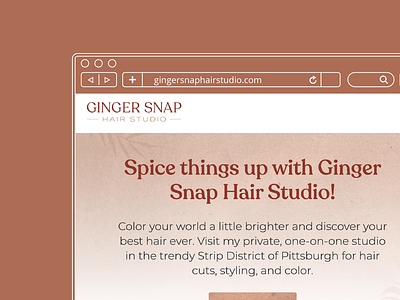 Ginger Snap Website