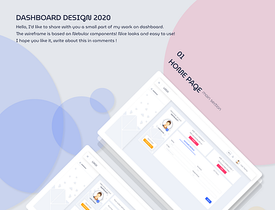 Dashboard Nebular components adobe xd angular ui dashboard design design mockup nebular ui ux