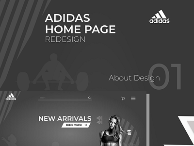 ADIDAS REDESIGN 2020 TRENDS adidas adobe xd design designtrends mockup redesign trends2020 ui ux webdesign