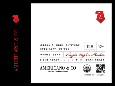 Americano & Co Packaging