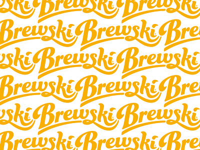 Brewski Lettering beer branding brewery classic custom identity logo logotype retro typography vintage