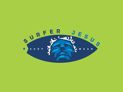 Surfer Jesus clothing jesus surf surfer surfwear wave