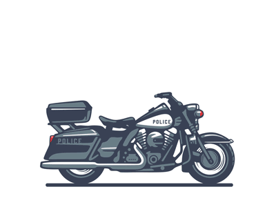 Motopolice comfort harley illustration motion motopolice motorcycle police ride rider road vector vintage