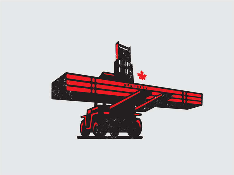 WIP building canada forklift lumber red transport vehicle wood