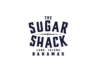 The Sugar Shack bahamas cottages beach holiday logo shack travel vintage