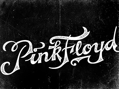 Newfont Test Drive Pink Floyd band classic font ink name style tatoo text vintage