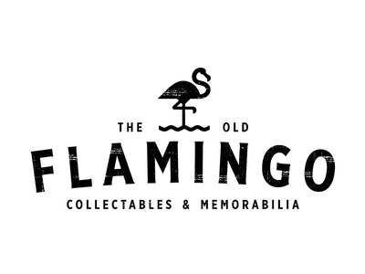 The Old Flamingo collectable flamingo logo memorabilia old vintage