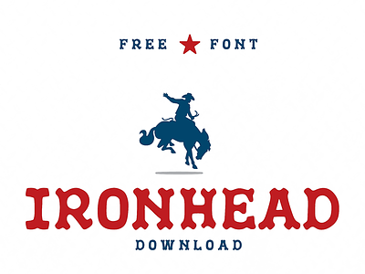 IronHead - Free Font Download