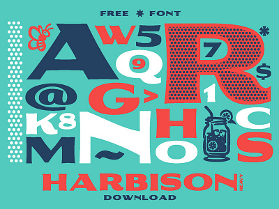 Harbison Heavy - Free Font Download