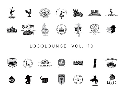 LogoLounge Vol. 10 book branding classic epic identity logo vintage