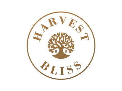 Harvest Bliss Rebranding bird bliss circle cosmetics fruits harvest leaves life tree