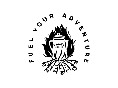 Dave's Coffee, Fireside Box Set adventure campfire camping classic coffee coffee pot enamel mug fire fireside forest fuel illustration mug outdoors retro vintage wild wood