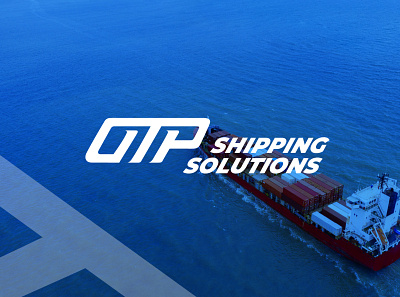 DTP Shipping logo concept branding design graphic design logo monogram shipping vector