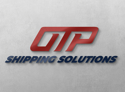 DTP Shipping main logo branding concept design graphic design icon logo logo design monogram shipping transport vector