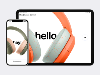 Sony Headphones Connect iPadOS redesign airpods app apple audio audio app concept earbuds headphones ios ipados music redesign sony ui ux