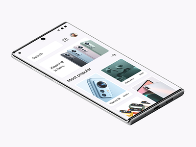 Xiaomi Store Android app | Home display android app cart concept design e commerce ecommerce electronics estore gadgets interface market mi shop shopping store tech technology ui xiaomi