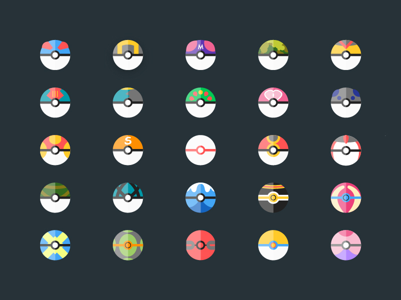 Special Pokéballs Icons By Michele Mappa On Dribbble