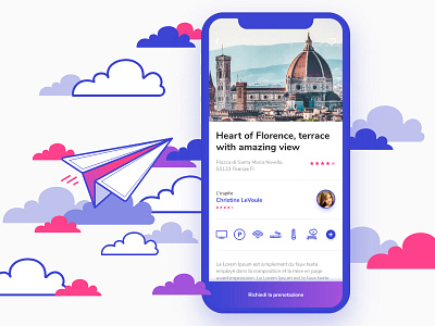 #Detail - Travel App adobe xd app design detail flat icon icons illustration interface ios travel travel app ui ux vector xd