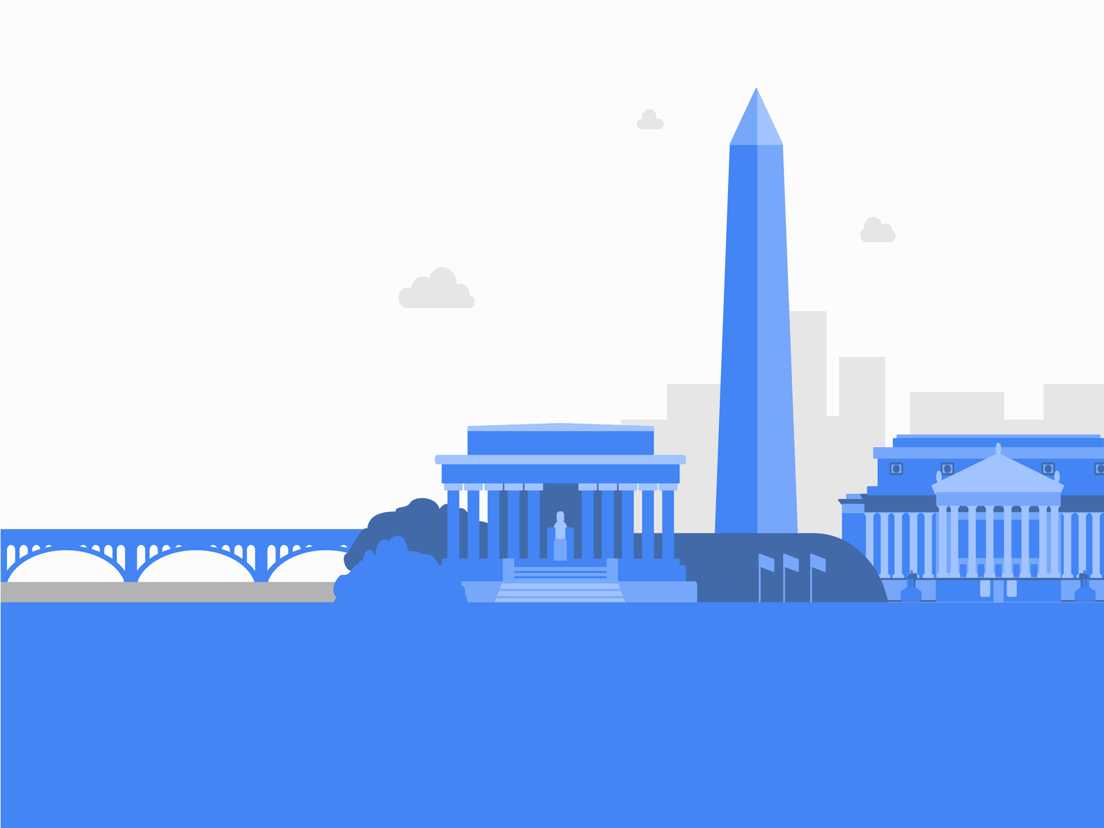 Editorial Illustrations for a Google DC Master Plan Document by Mel Dronfield on Dribbble
