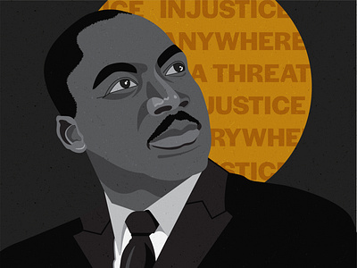 Martin Luther King Jr. Day 2021 2021 abstract art flat greyscale holiday design illustration illustrator martin luther king martin luther king jr minimal portrait illustration topography typography art vector vector illustration