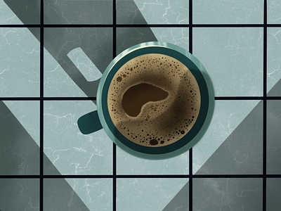 Morning Coffee coffee daily doodle flat illustration illustrator minimal modern morning texture texture design vector illustration