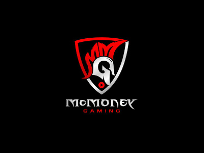 Gaming Logo Initials crest emblem gaming mmg warrior youtube