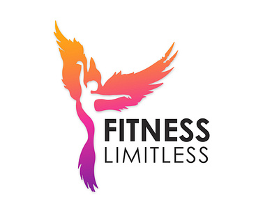 Fitness Limitless Logo adobe illustrator adobe photoshop advertising branding design illustration logo vector