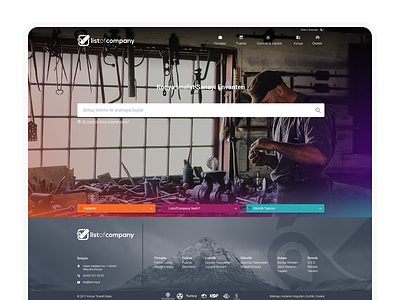 listofcompany.com desktop design ui design website design