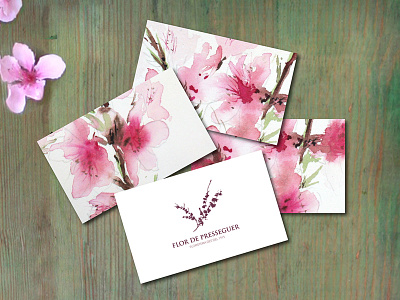 Flor De Presseguer acuarela flor de melocotoner flor de presseguer peach flower silvia cairol watercolor