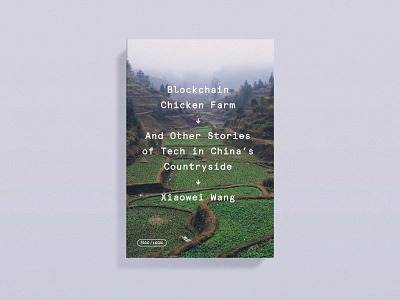 Blockchain Chicken Farm Cover book cover cover cover art dust jacket print tech