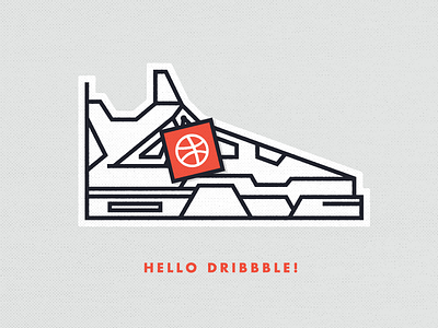 First Shot first shot futura halftone illustration jordan shoes