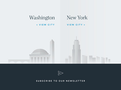 DC & NYC city dc icons illustration nyc site design web