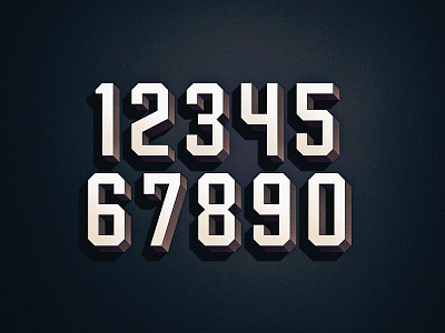Numbers display font italic nascar racing sports type