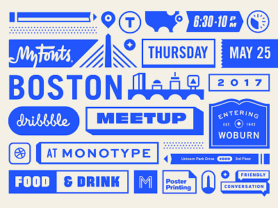 MyFonts Boston Dribbble Meetup