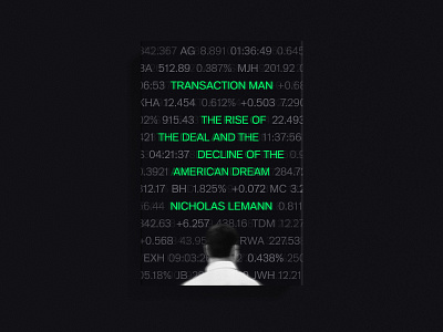 Transaction Man Cover book cover cover cover art hardcover neon print transaction