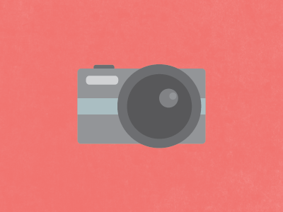 Procrastination Camera camera flat icon illustration oregon